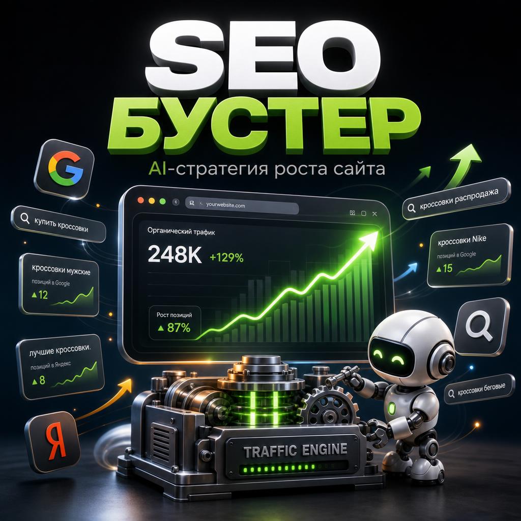 SEO Стратег на ИИ — промпт для вывода сайта в поиск